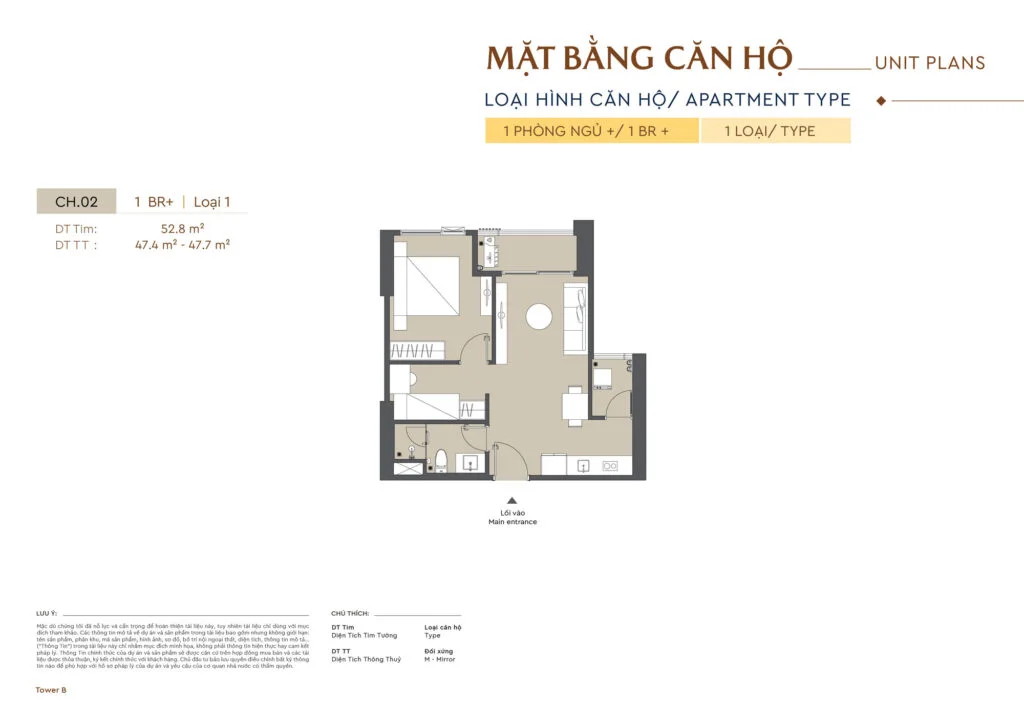 Chi tiết mặt bằng Masteri Cao Xà Lá Nguyễn Trãi
